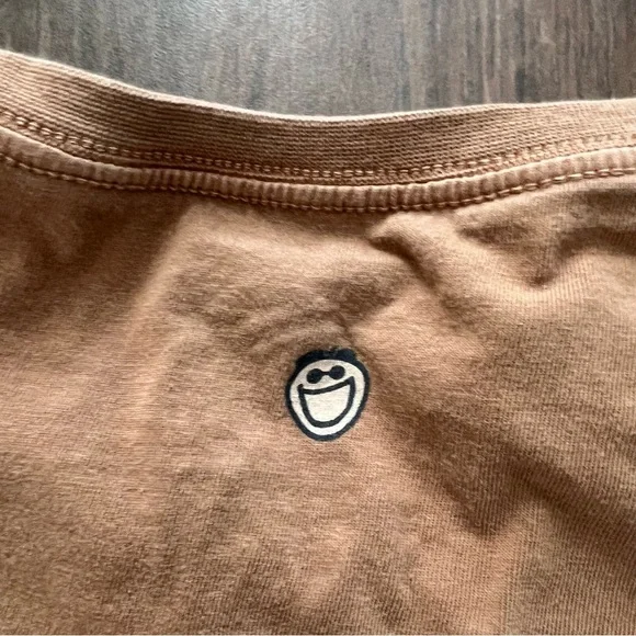 Life is Good Long Sleeve Crusher Women's T Shirt size XL Brown - Picture 8 of 8